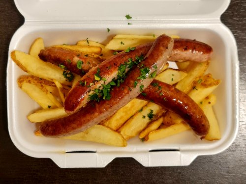 Grill kolbász tál